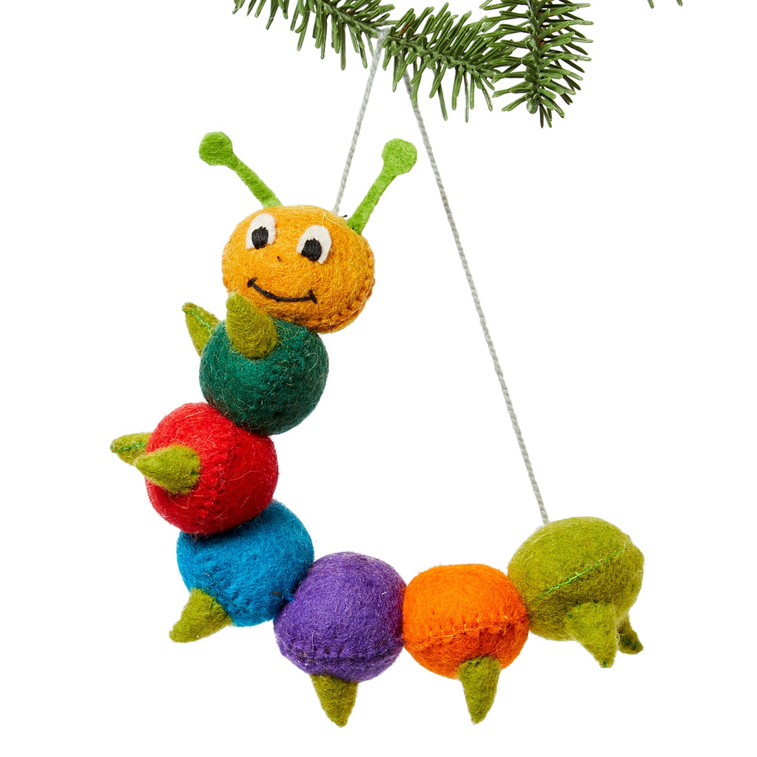 Caterpillar Felt Ornament