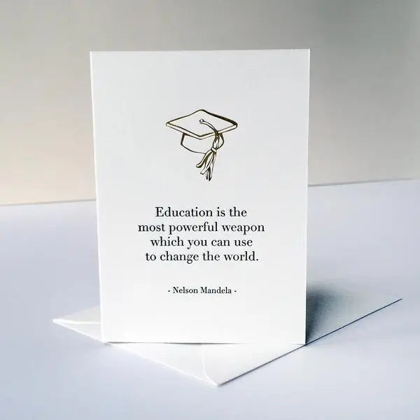 Change the World Quote Graduation Card