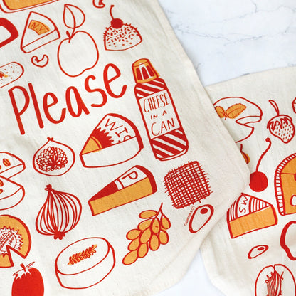 Cheese Please Kitchen Tea Towel