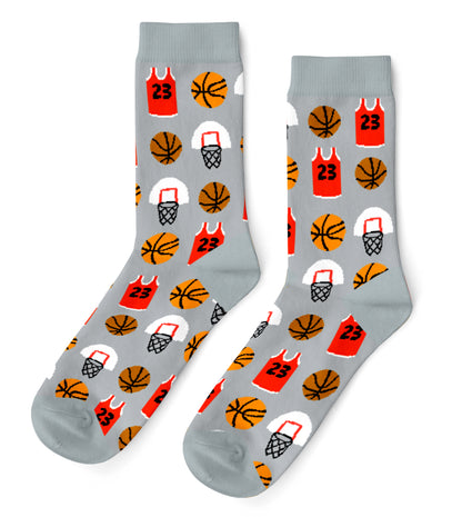 Chicago Basketball Cotton Crew Socks