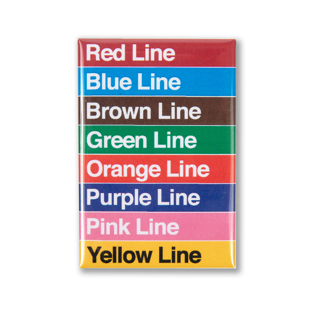 Cta Line Signs Chicago CTA Train Colors 3