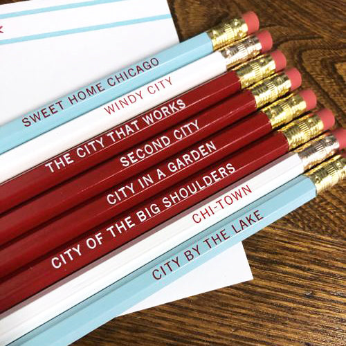 Chicago My Kind of Town Pencils (Set of 8)