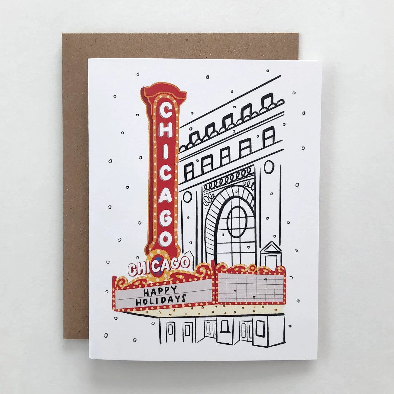 Chicago Theatre Happy Holidays Card