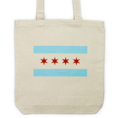 Chicago Flag Tote Bag