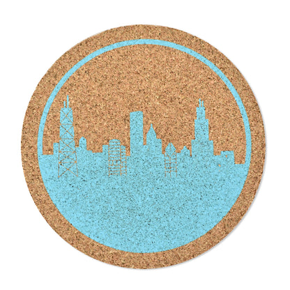 Chicago Skyline Cork Coaster