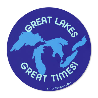 Great Lakes Great Times 3" Circle Sticker