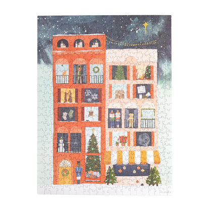 Christmas in the City Streetscape 500 Piece Puzzle