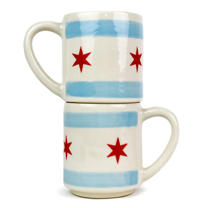 Chicago Flag 13 Oz Stackable Mug