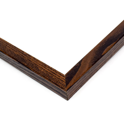 dark wood frame corner sample
