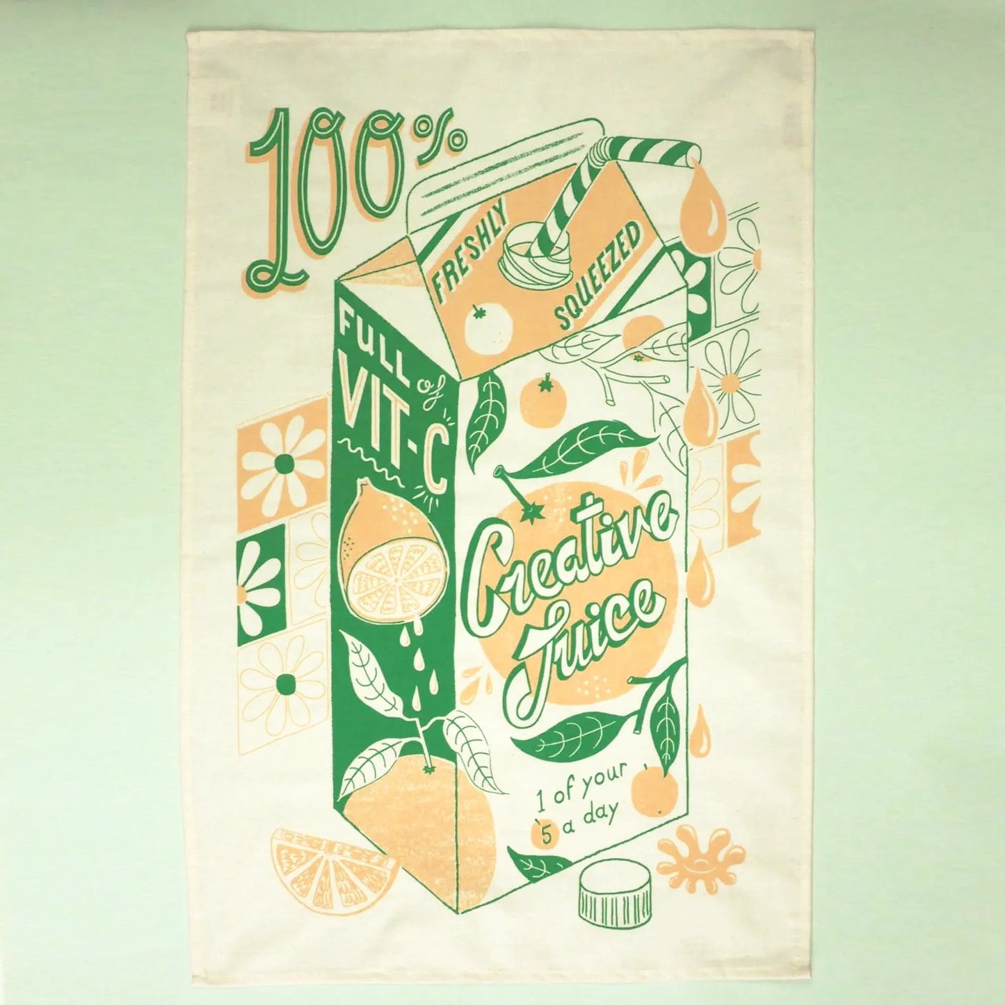 Creative Juice Illustrated Kitchen Towel