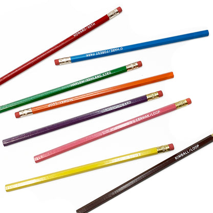 CTA Chicago El Train Pencils (Set of 8)