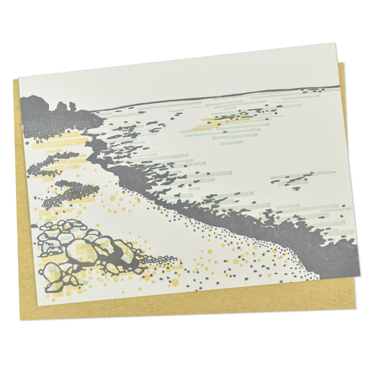 Stone Beach State Park Letterpress Card