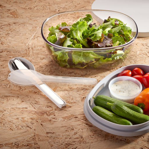 To-Go Three-Compartment Salad Lunch Box