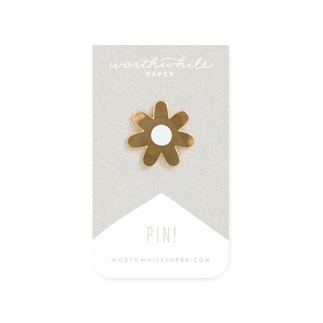 Daisy Flower Enamel Pin