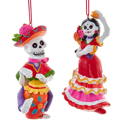 Resin Day of the Dead Ornament
