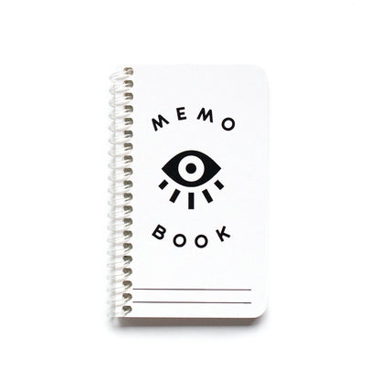 Eye White Ruled Memo Book