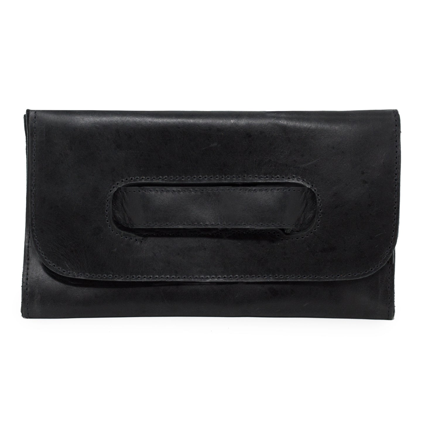 Mare Handled Leather Clutch
