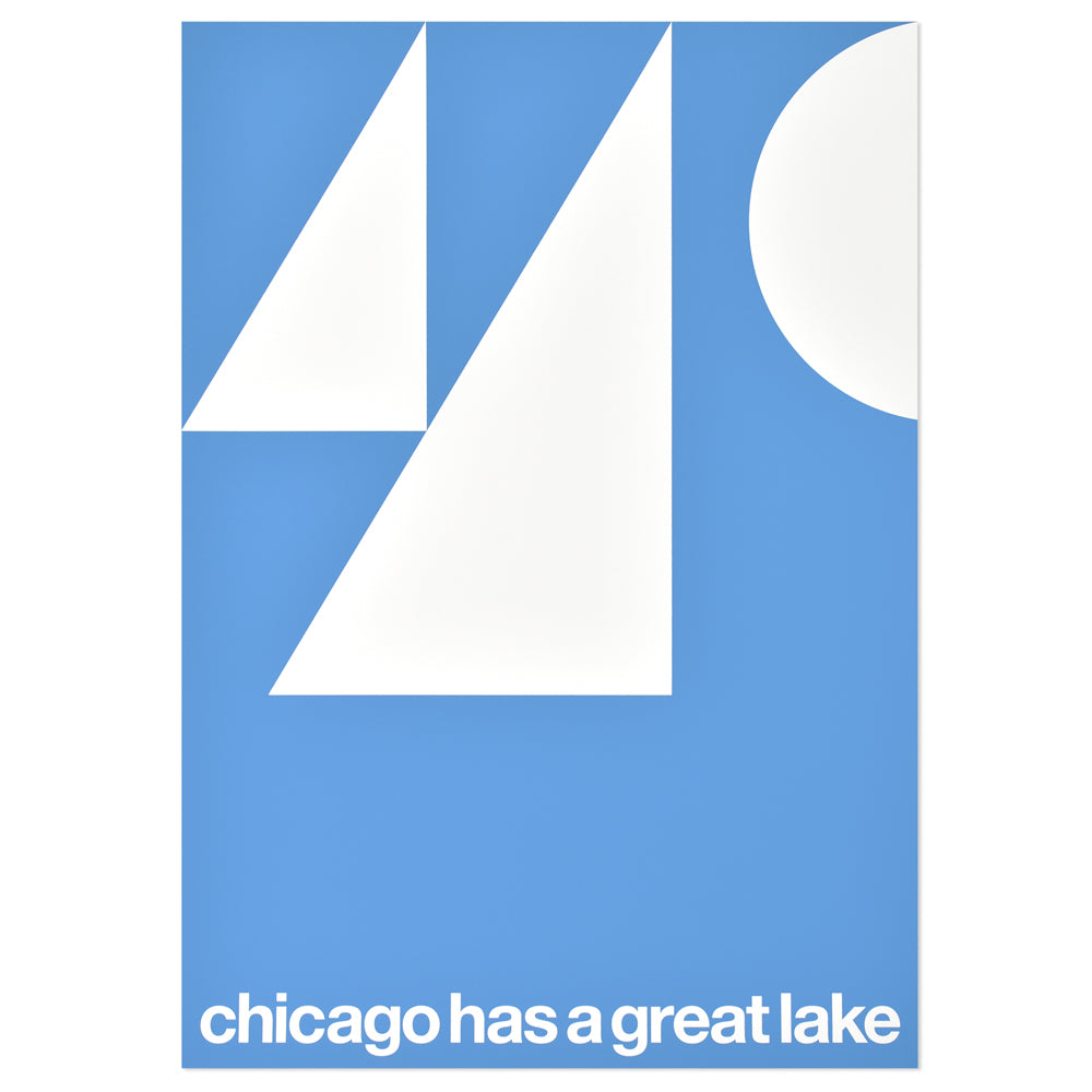 Chicago Has A Great Lake 16.75" x 24" Massey Serigraph