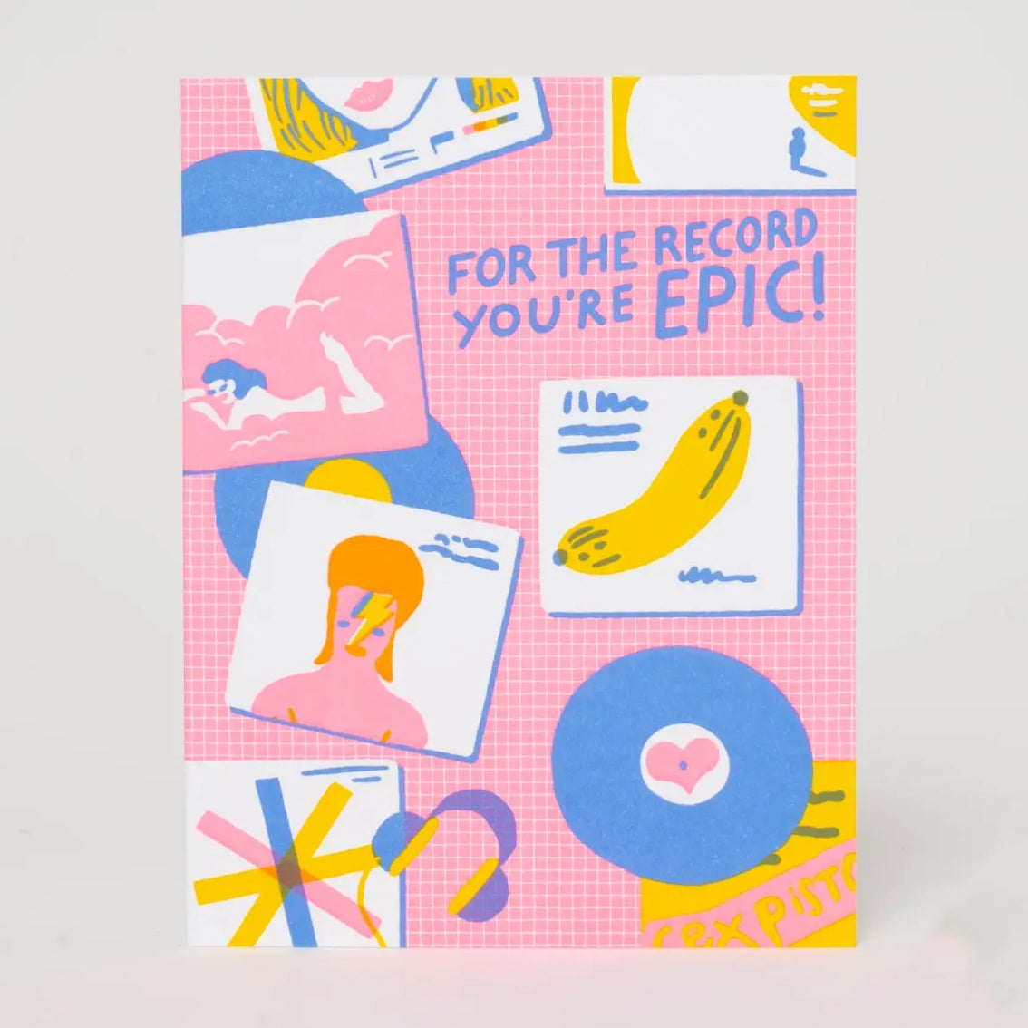 For the Record You're Epic Love or Friendship Card