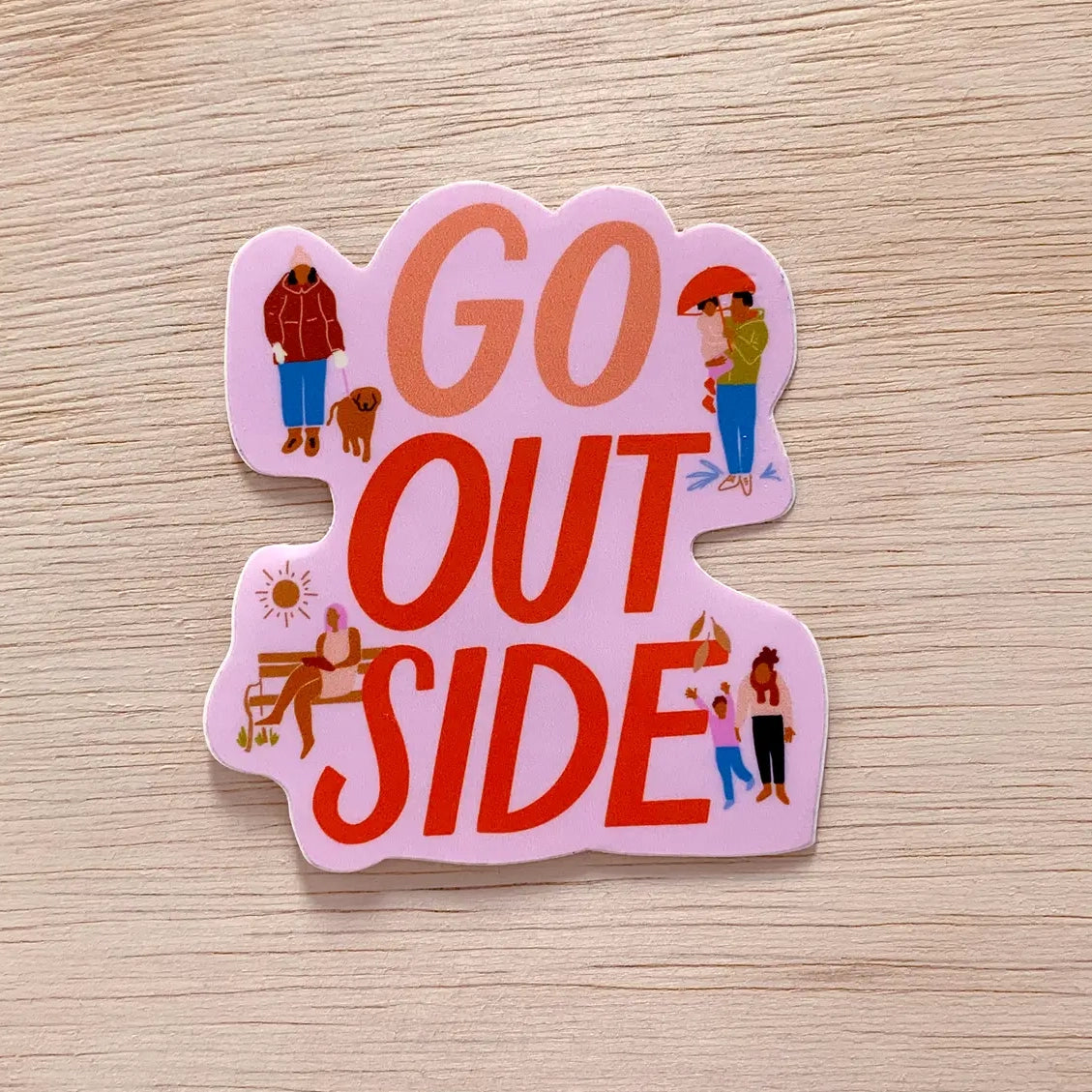 Go Outside! Sticker