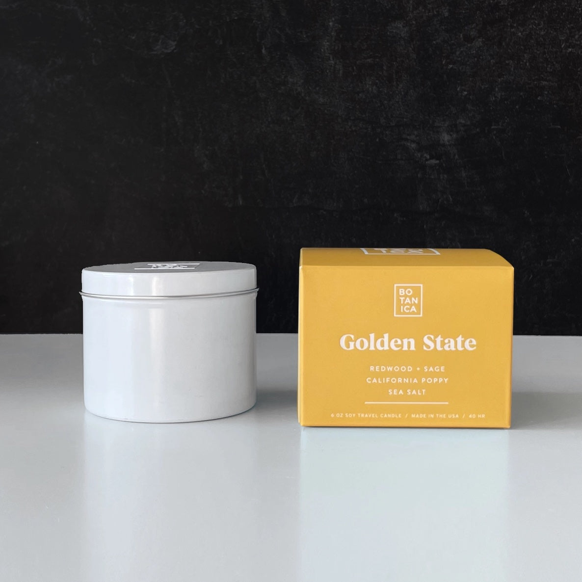 Golden State Redwood, Sage, Sea Salt & Poppy Soy Wax Candle
