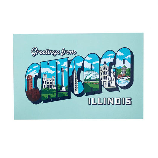 Happy Holidays from Chicago Holiday Postcard Set (Pack of 8)