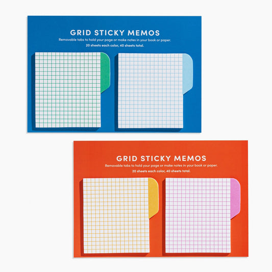 Grid Sticky Memo Notepad