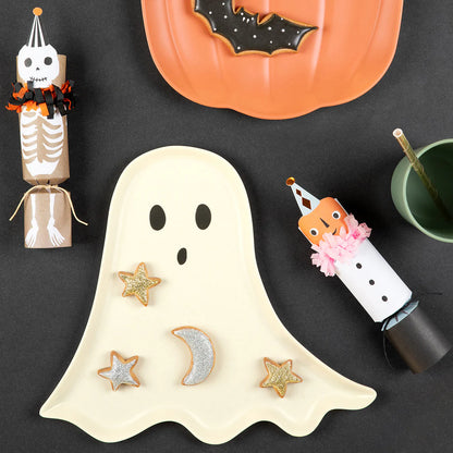 Reusable Bamboo Halloween Ghost Plate