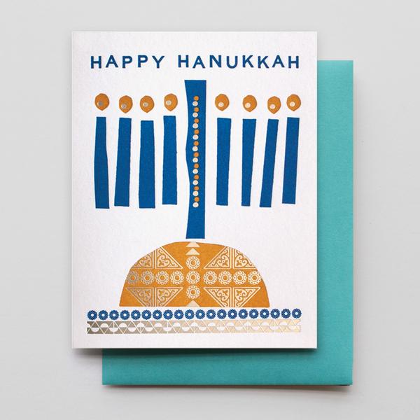 Hanukkah Candles Holiday Card