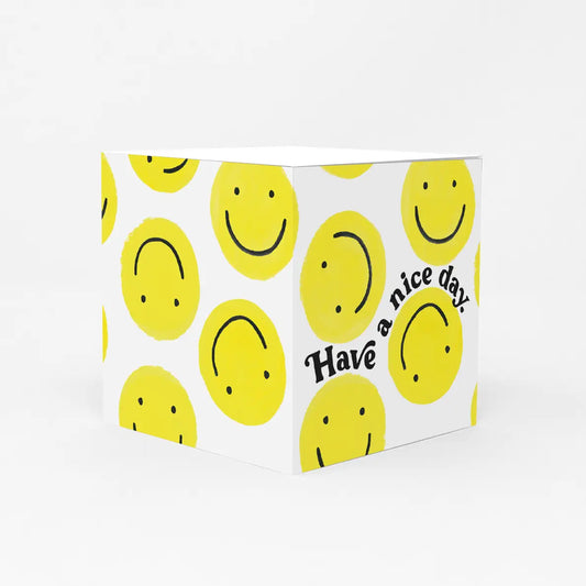 Have A Nice Day Sticky Note Cube Pad