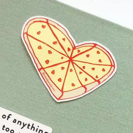 Pizza Love Illustrated Sticker