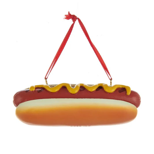 Hot Dog Resin Ornament