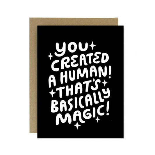 Human Magic New Baby Card