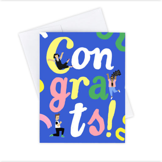 Congrats Friends Greeting Card