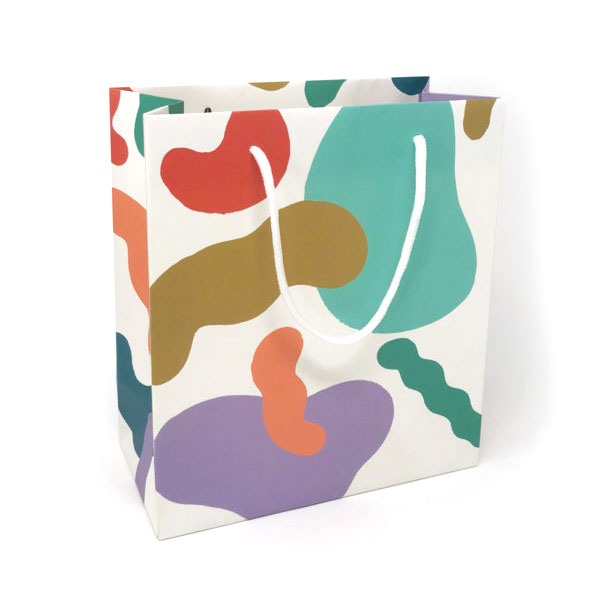 Color Blobs 8" x 9" Gift Bag