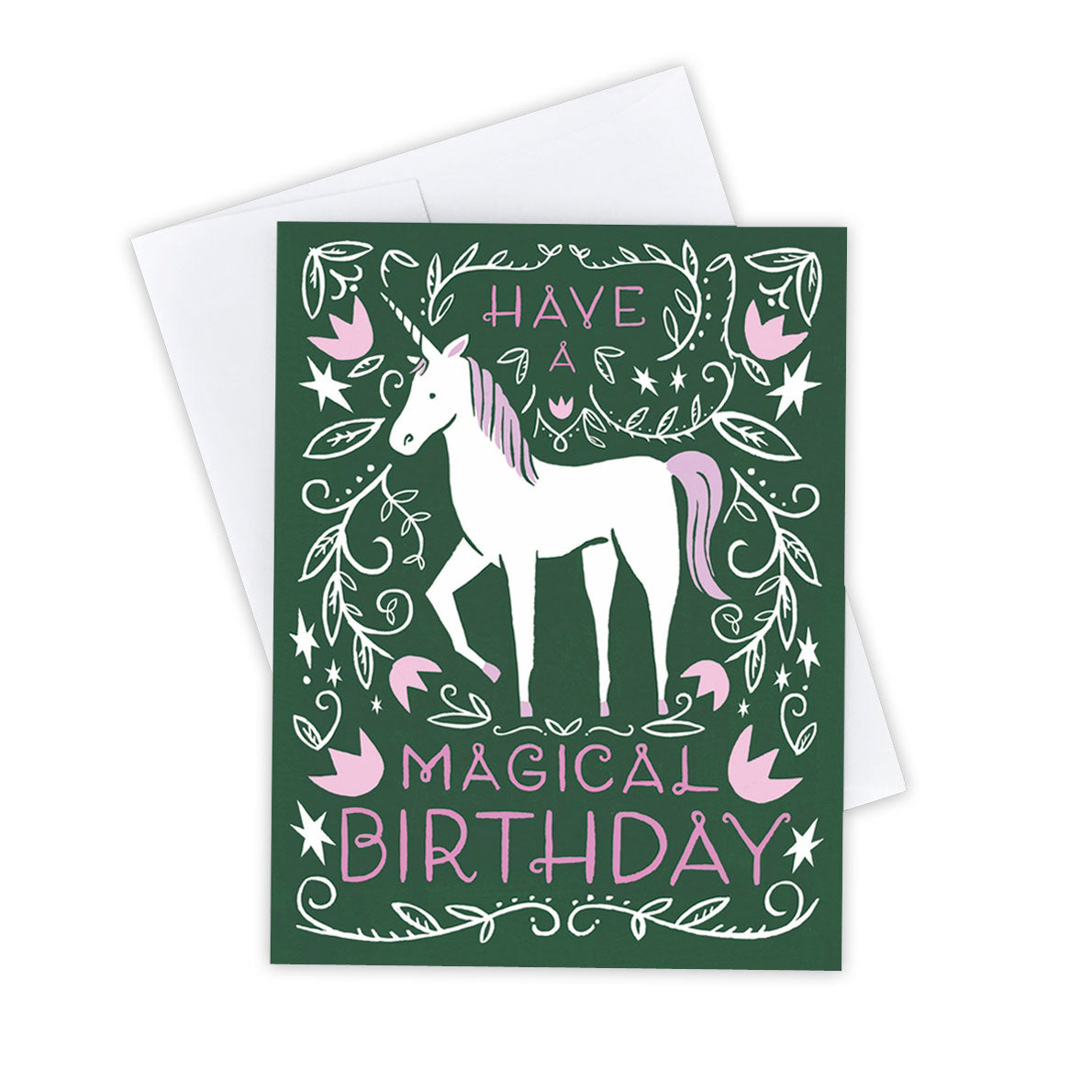 Magical Unicorn Kids Birthday Card