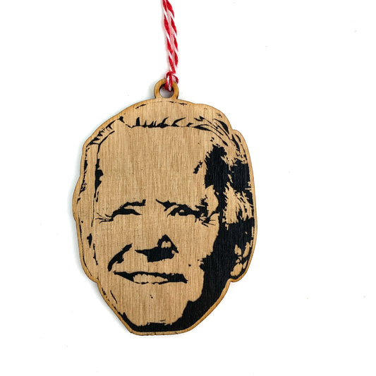 President Joe Biden Lasercut Wood Ornament