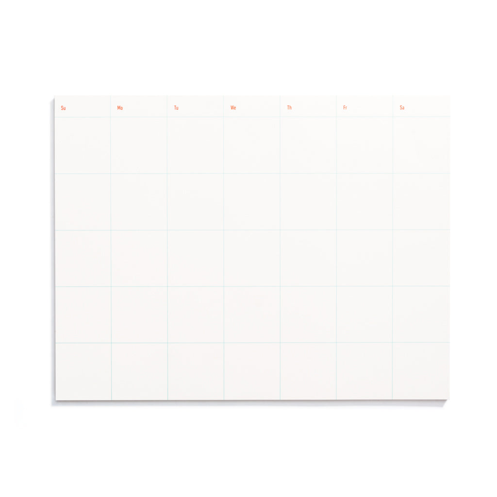 Calendar Weekly Planner Desk Notepad
