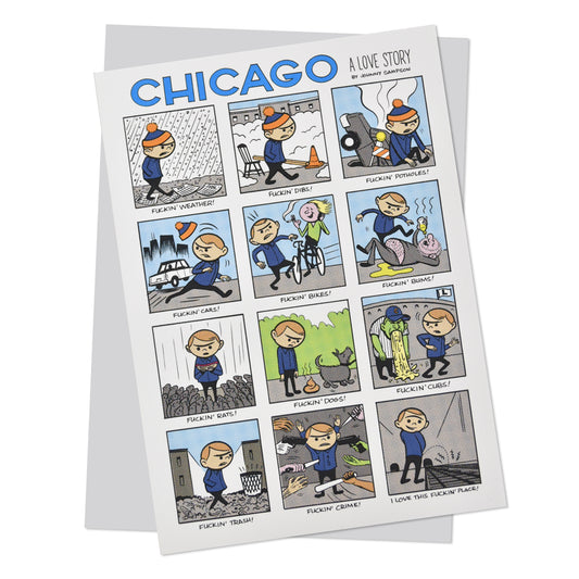 Happy Holidays from Chicago Holiday Postcard Set (Pack of 8