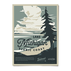 Lake Michigan National Landmark Poster