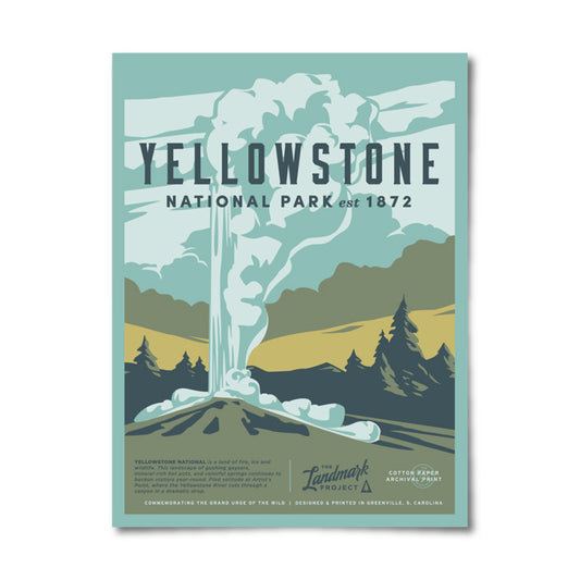 Yellowstone National Park 12" x 16" Poster