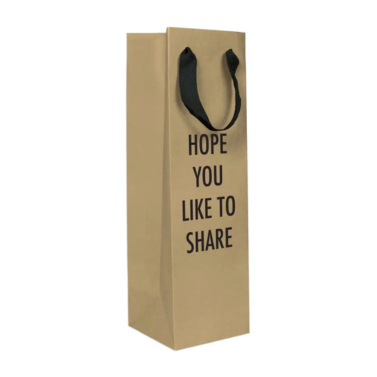 Hope You Like to Share Wine Gift Bag