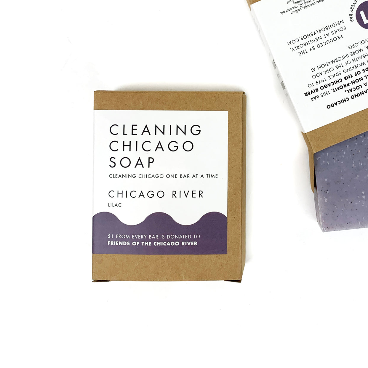Cleaning Chicago River Lilac Soap
