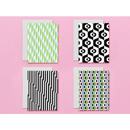 Lollipop Assorted Abstract Greeting Cards (Boxed Set of 8)