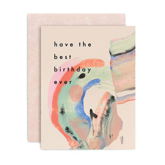 Have the Best Birthday Ever Candy Painted Card