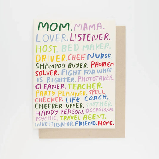 Mom You're All That Mother's Day Card