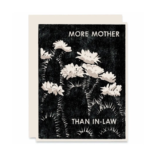 More Mother Than In-Law Mother's Day Letterpress Card
