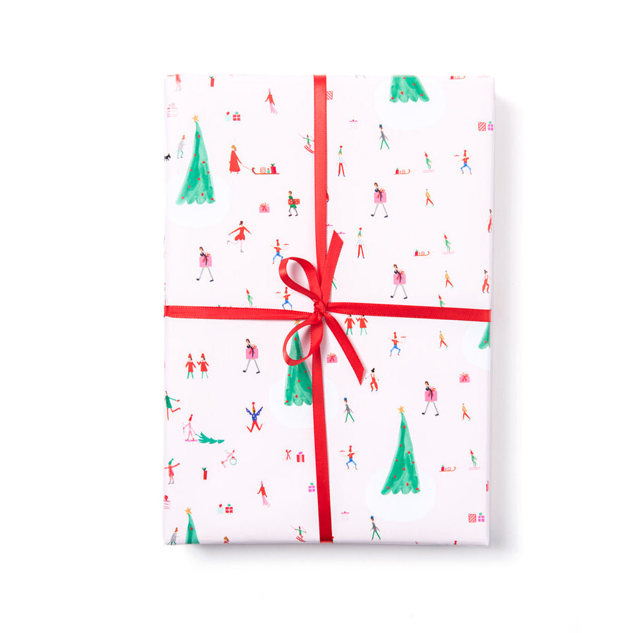 Christmas in Copenhagen Holiday Gift Wrap (Roll of 3 Sheets)