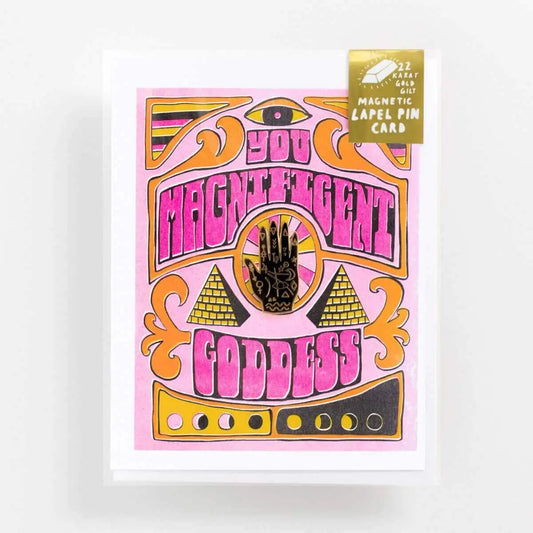 Mystic Hand Pin and Magnificent Goddess Card