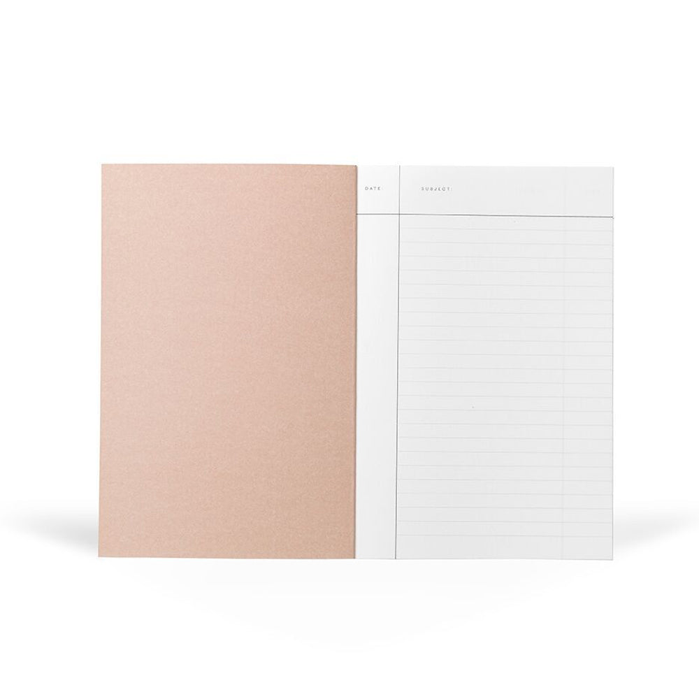 Vita Striped Paper-Cover Notebook